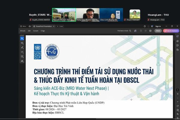 KICK-OFF MEETING | Chính thức khởi động Chương trình thí điểm tái sử dụng nước thải và thúc đẩy kinh tế tuần hoàn tại Đồng bằng sông Cửu Long