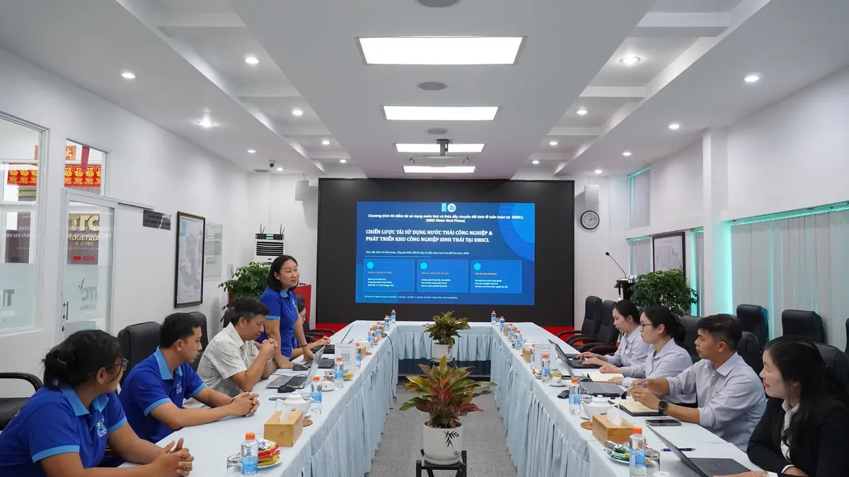 Từ khảo sát đến thí điểm: Thúc đẩy tái sử dụng nước thải tại các khu công nghiệp