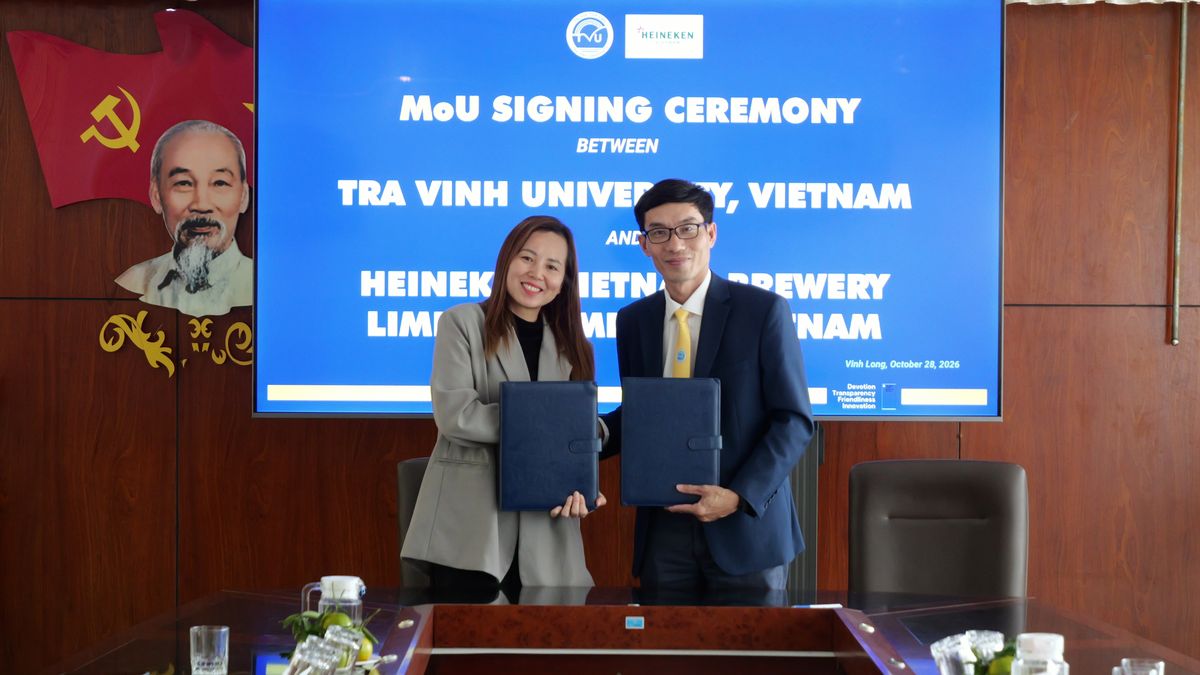 Đại học Trà Vinh và Heineken Việt Nam ký kế hợp tác, thúc đẩy giải pháp nước sạch bền vững cho cộng đồng