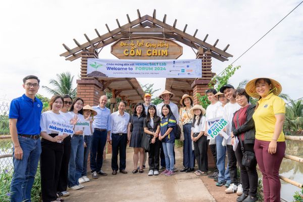 Mekong SaltLab: Giải pháp thích ứng xâm nhập mặn từ thực địa